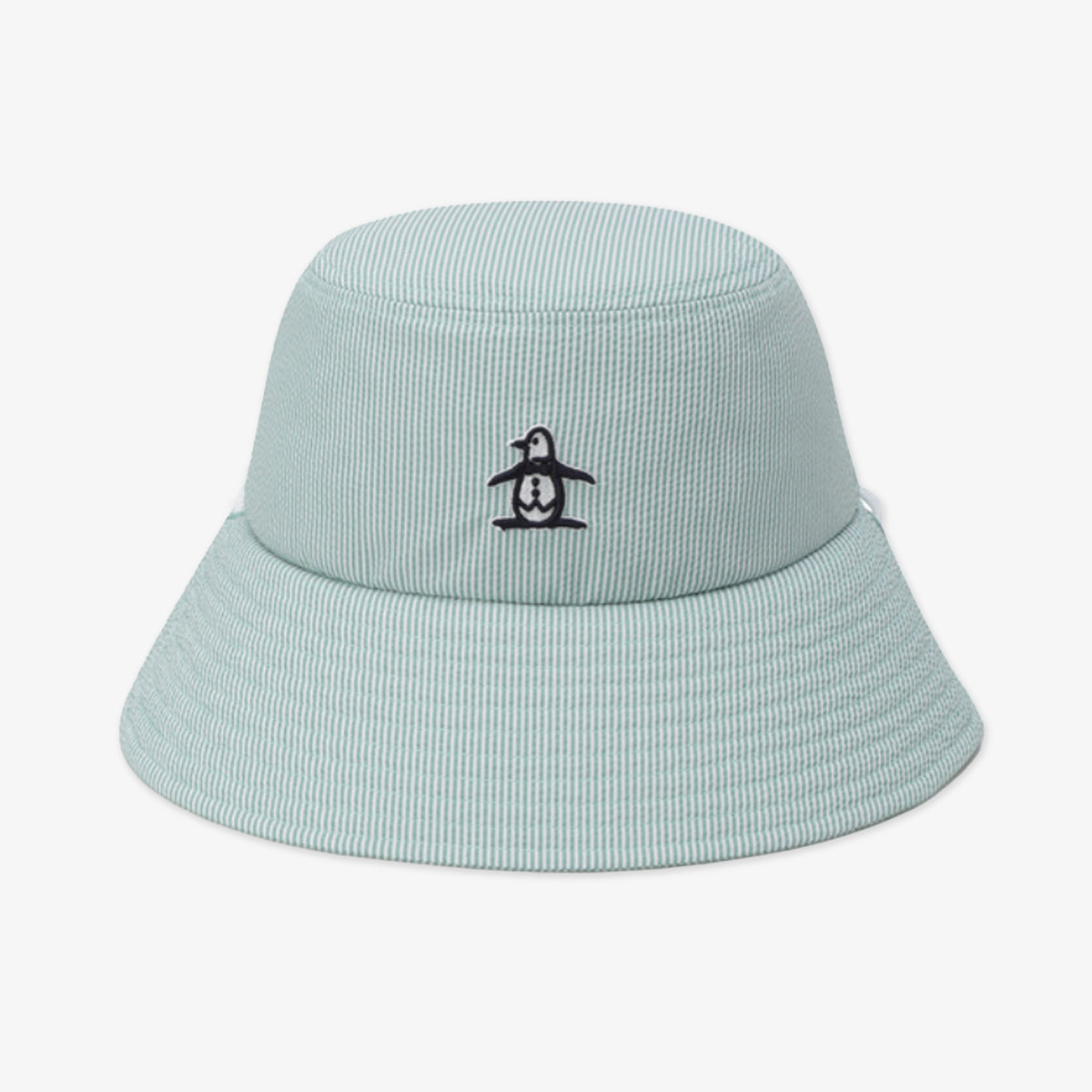 Munsingwear Women's Striped Seersucker Bucket Hat - Erthe Golf
