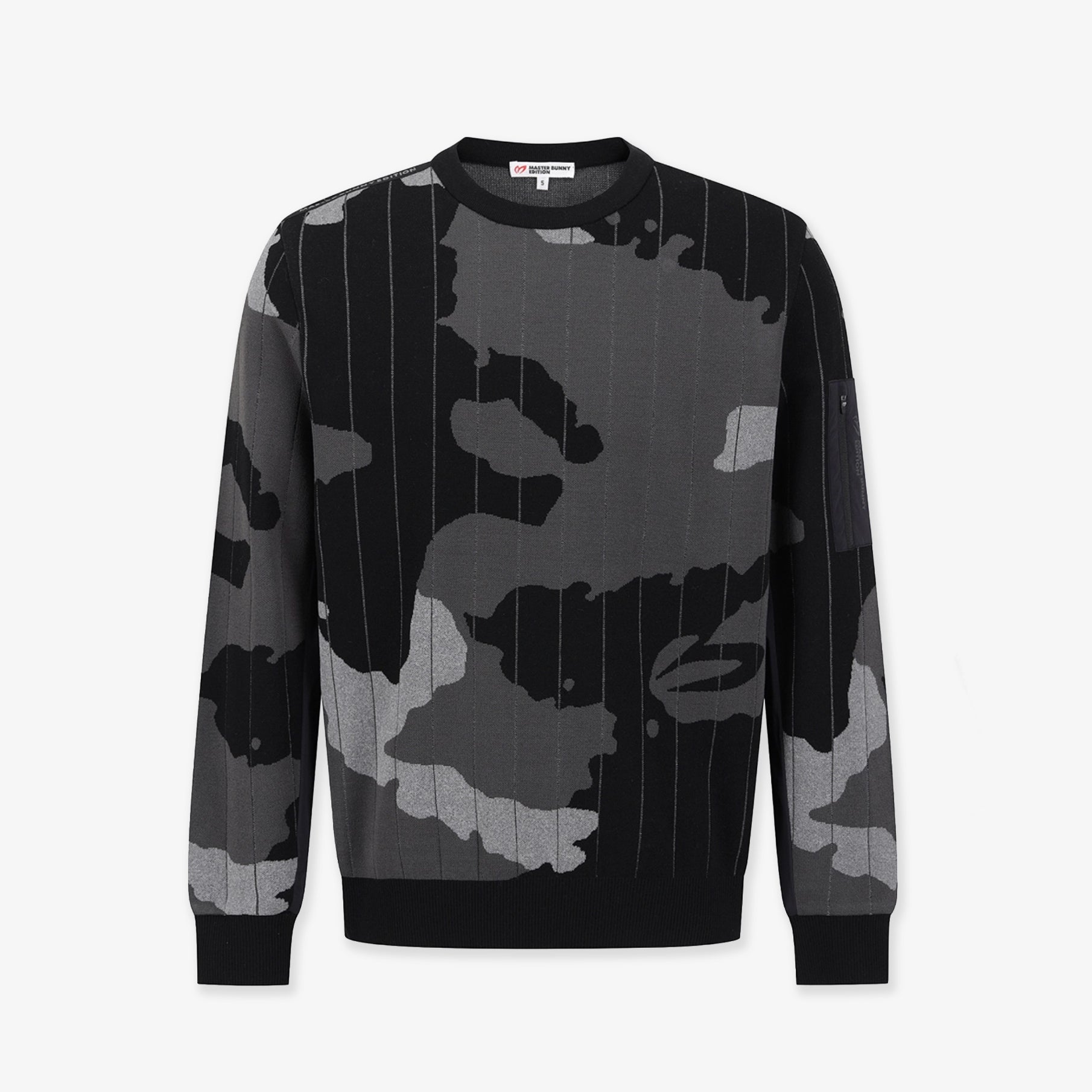 Master Bunny Edition Men's Camo Top - Black - Erthe Golf