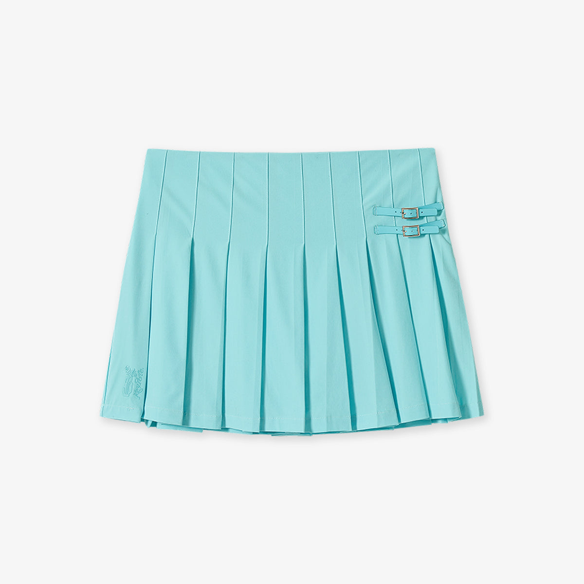 Keypote Aqua Blue Pleated Short Skirt - Erthe Golf