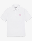 Women's short-sleeved polo from the limited edition WTO (WAAC The Original) line, featuring an illusion Waki patch and a minimalist 'design that does not design' concept.