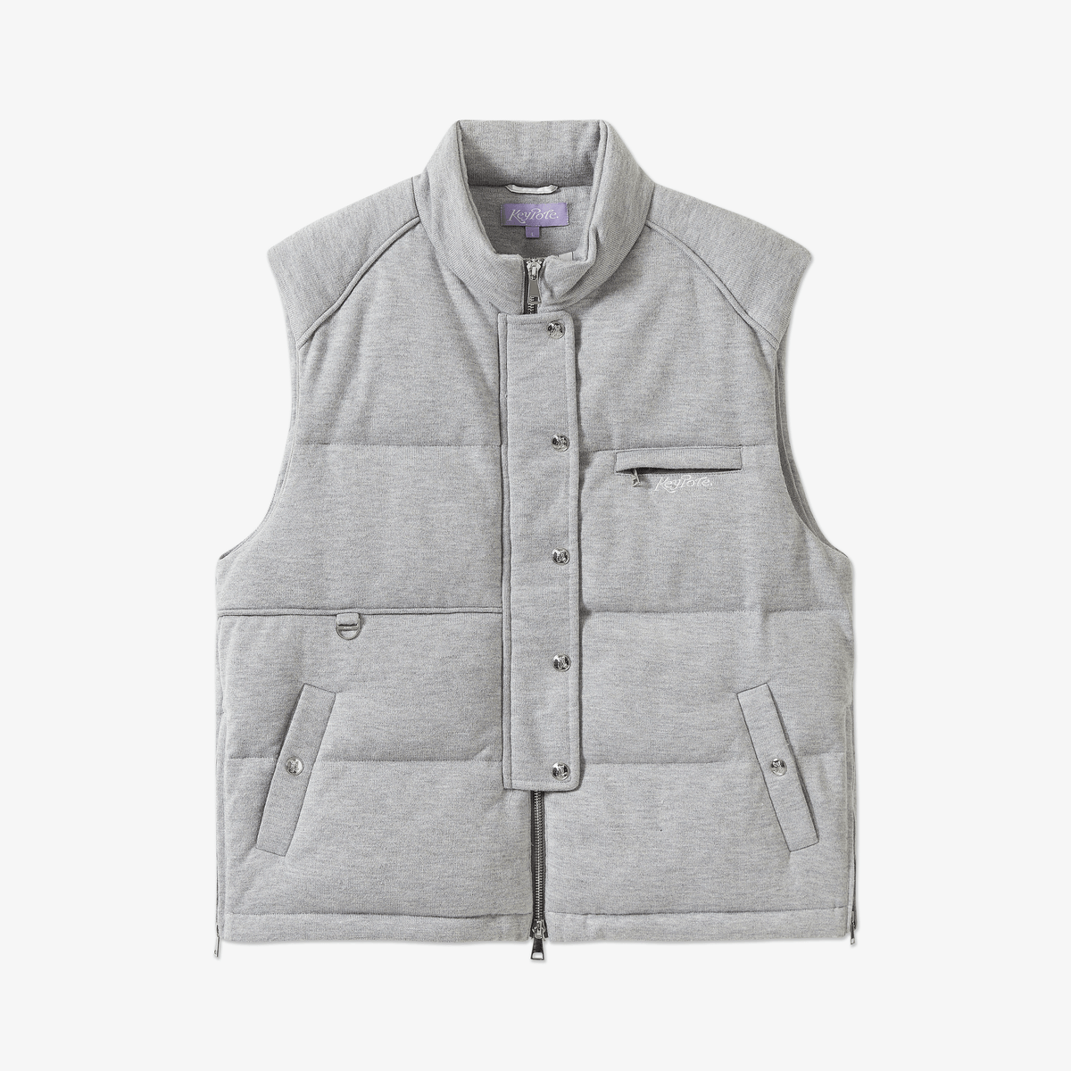 Keypote Men's Quilted Vest - Grey