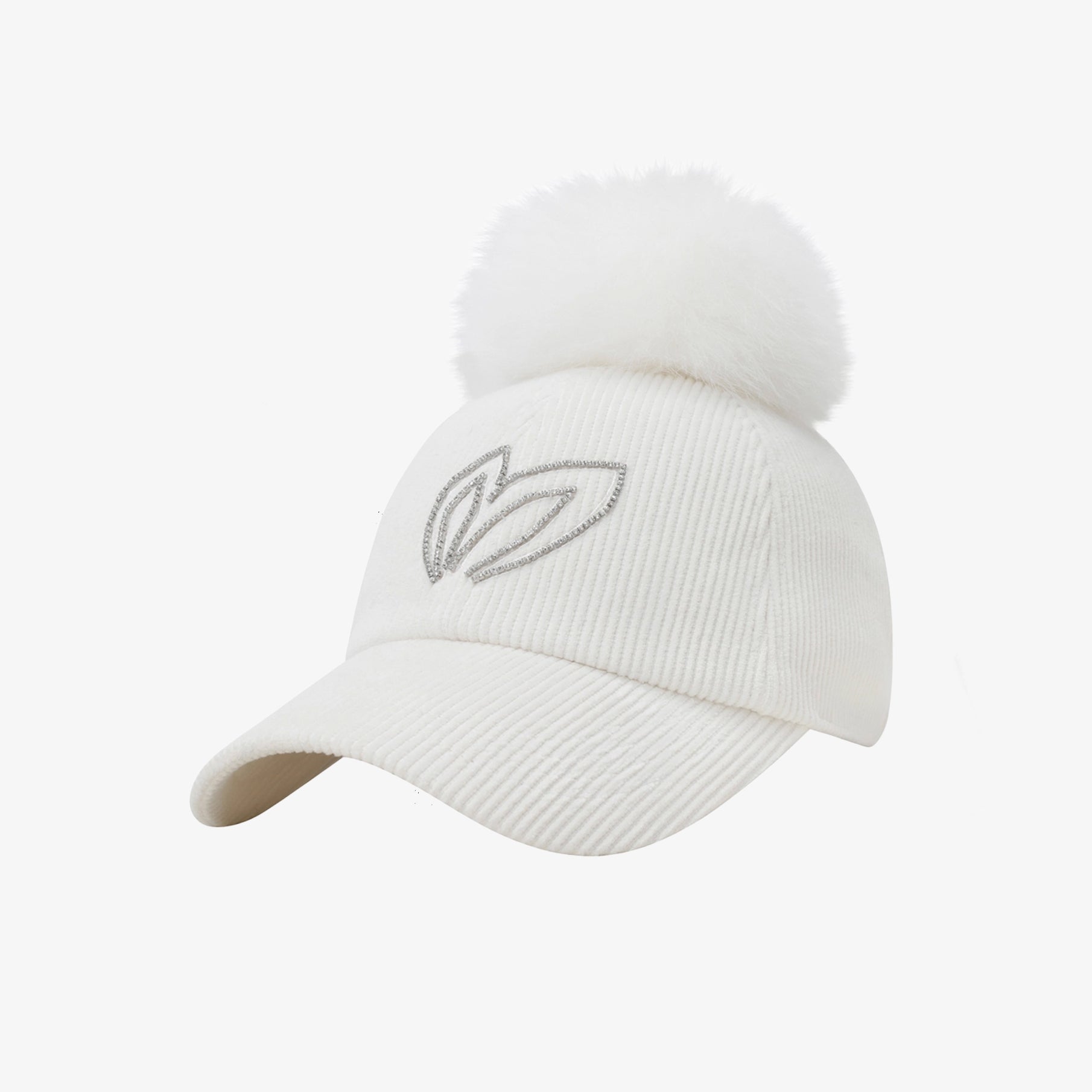 Master Bunny Edition Women's Fur Cap - White - Erthe Golf