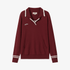 Keypote Long Sleeve Knited Top - Burgundy