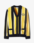WAAC Men's Stripe Cardigan - Yellow - Erthe Golf