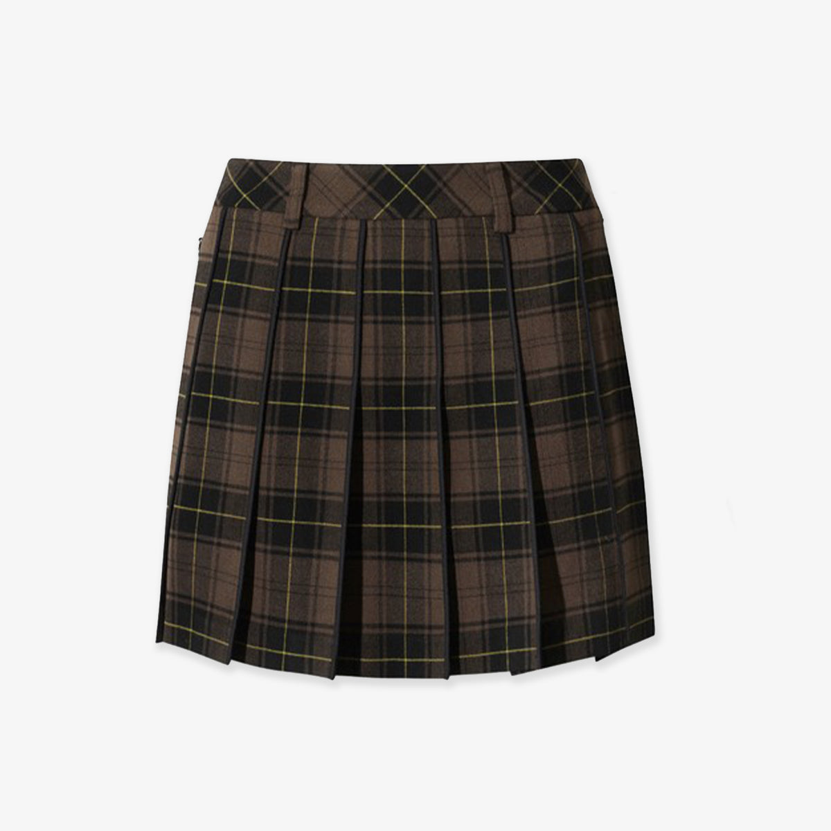 WAAC Women's Plaid Skirt - Brown - Erthe Golf