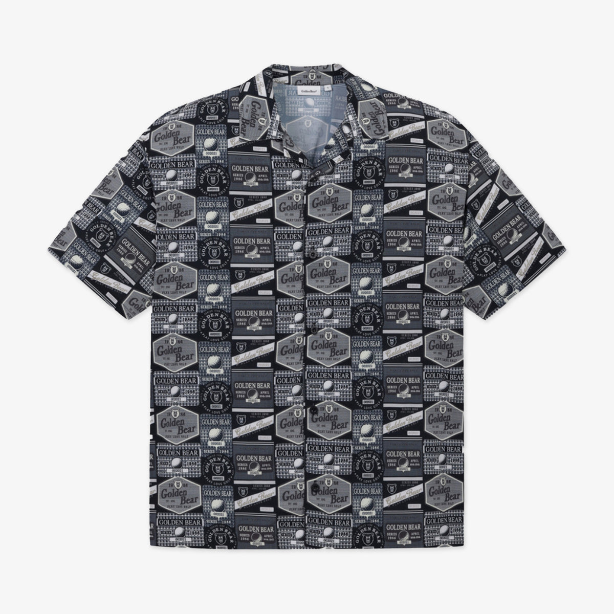 Golden Bear Unisex Printed Shirt Black - Erthe Golf