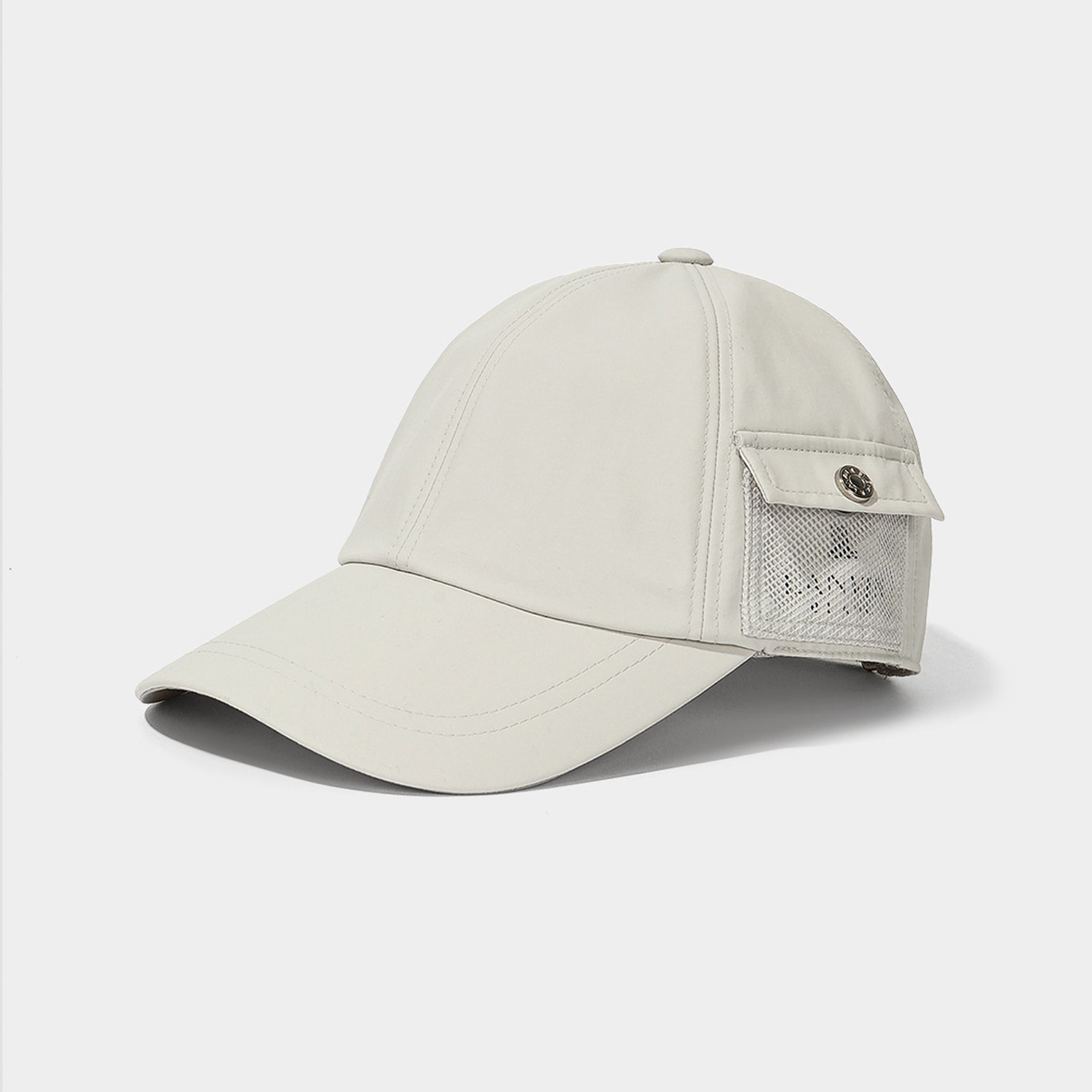 Lanvin Pocket Ball Cap-Light Grey