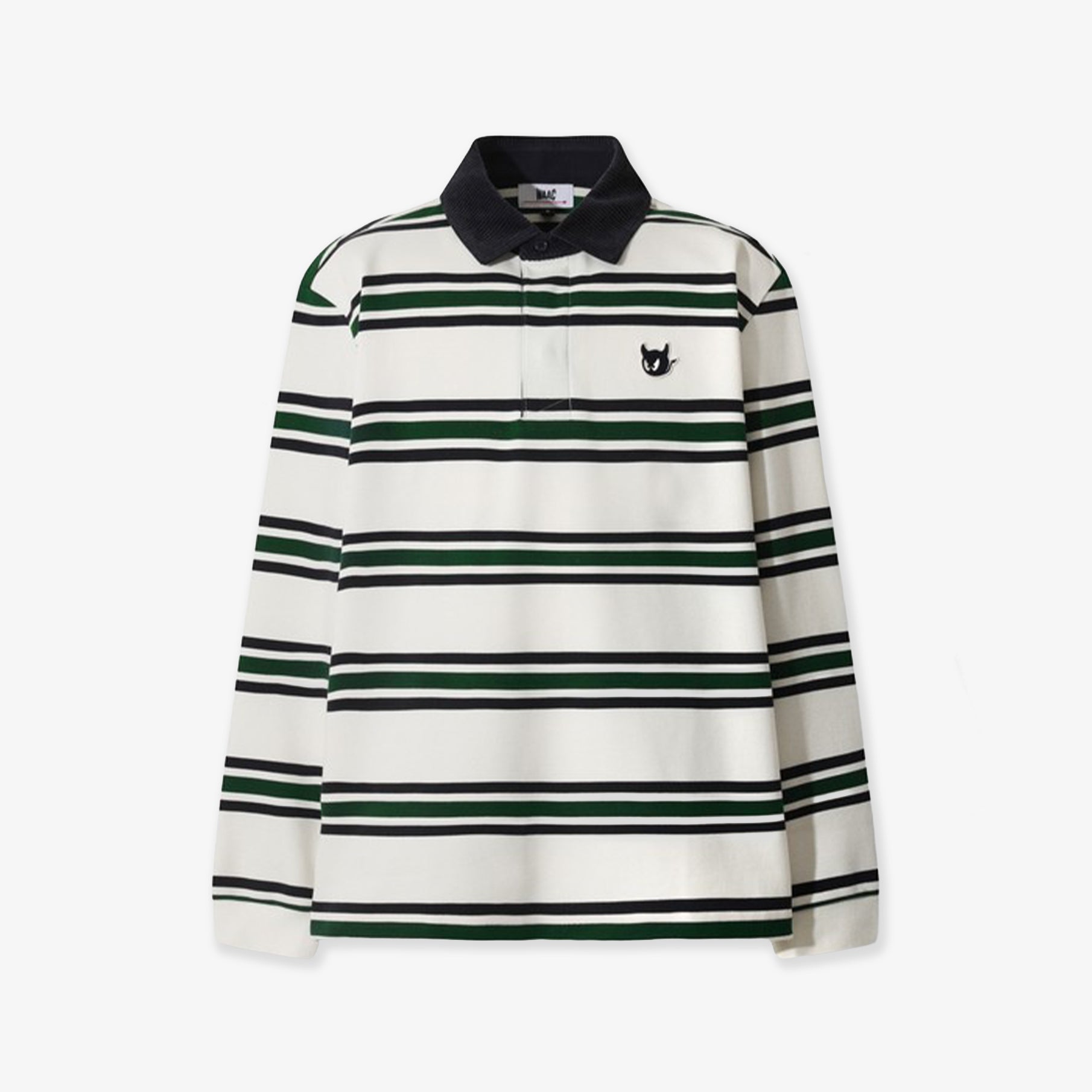 WAAC Men's Stripe Polo - Green - Erthe Golf