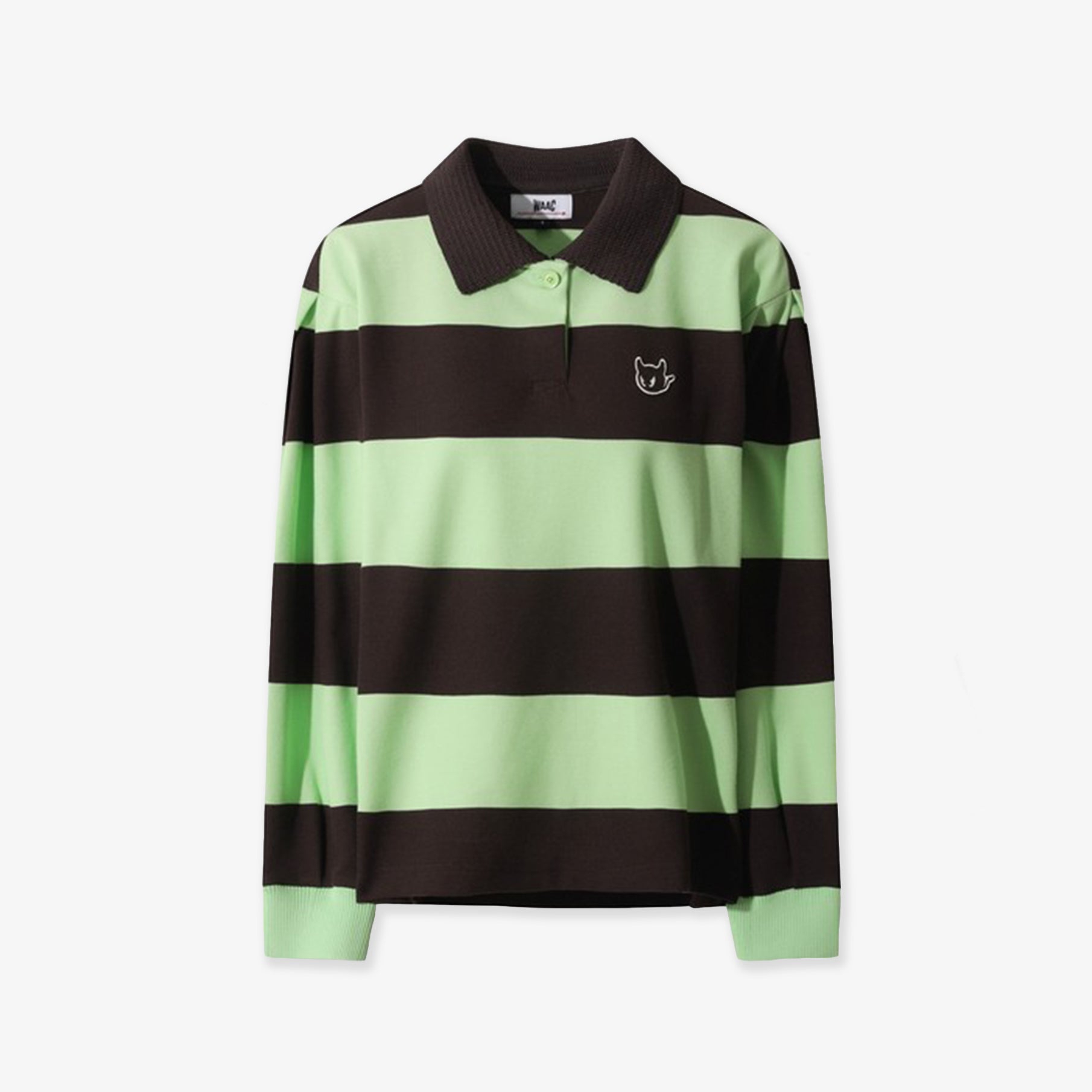 WAAC Women's Stripe Top - Green - Erthe Golf