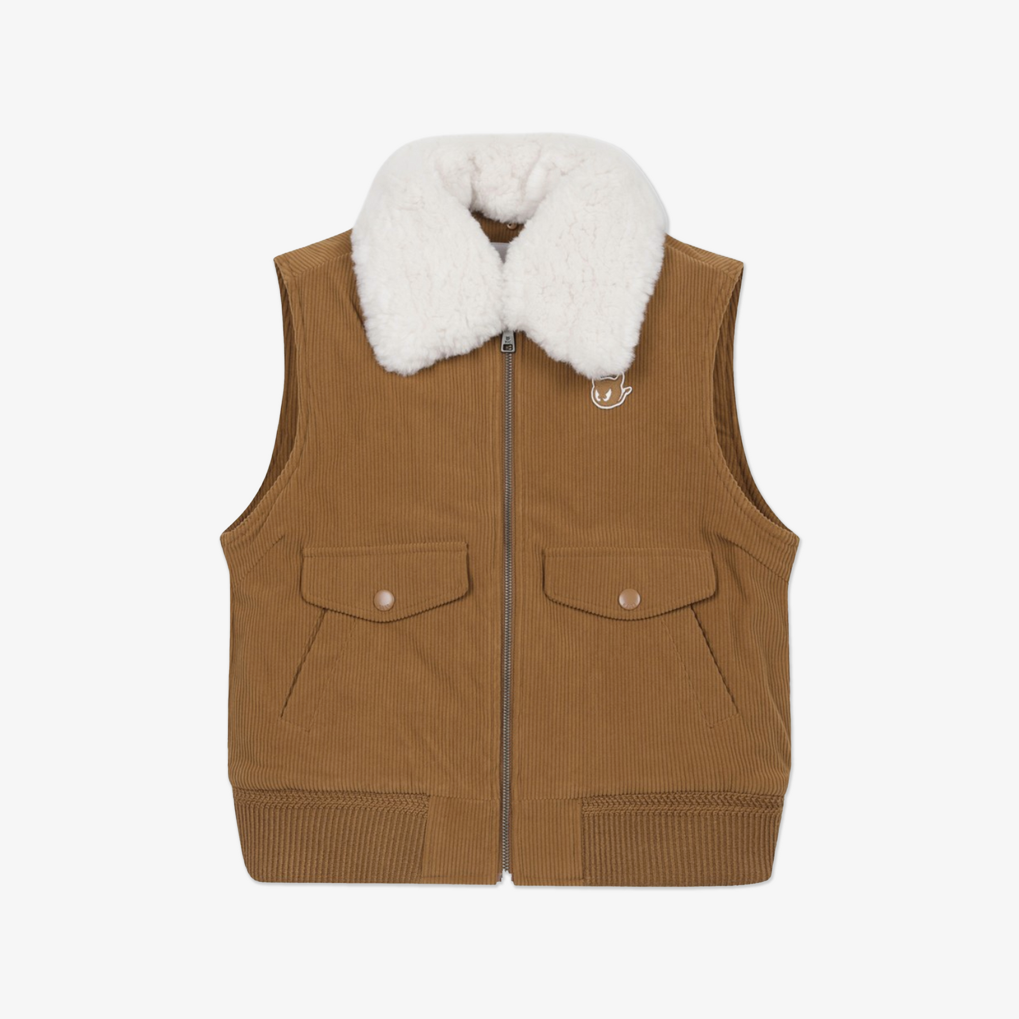 WAAC Women Winter Vest-Brown