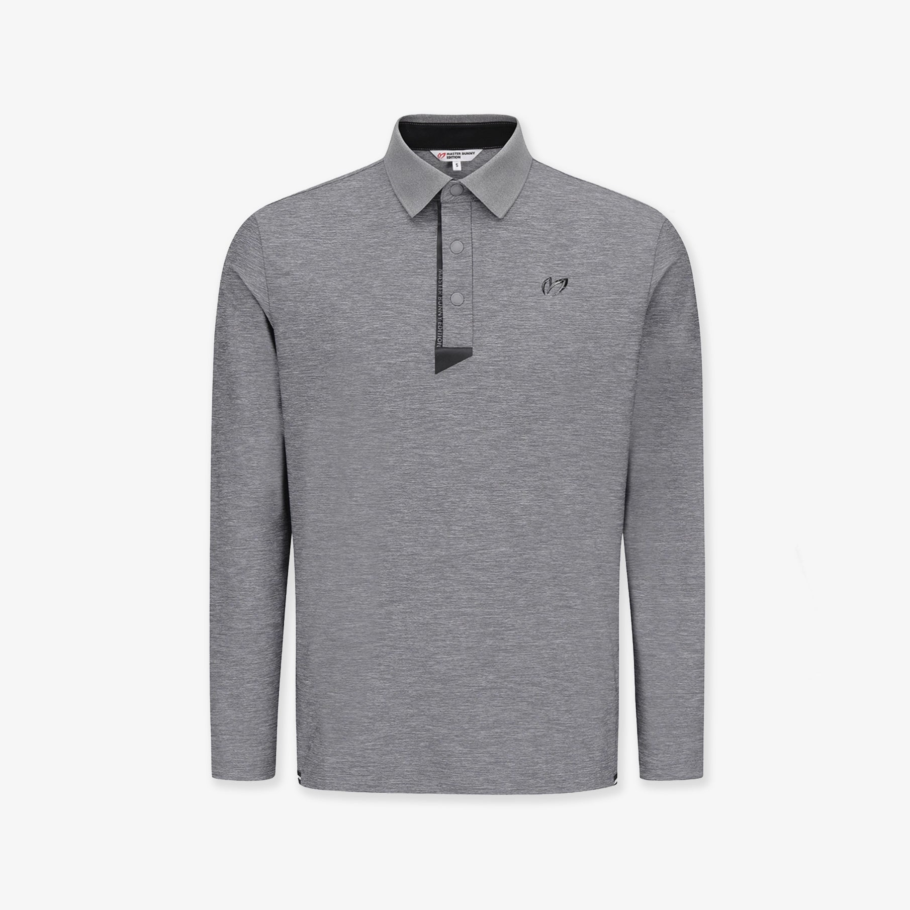 Master Bunny Edition Men's Collar Top - Grey - Erthe Golf