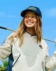 Golden Bear Unisex Color Blocked Sweatshirt - White - Erthe Golf