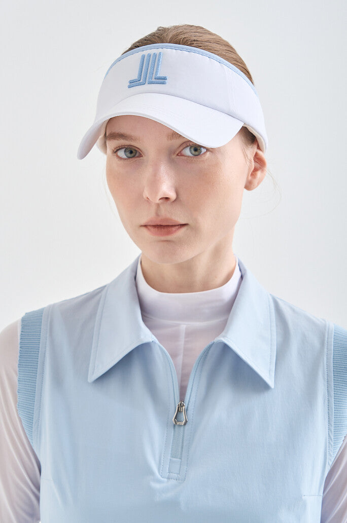 Lanvin Blanc Logo Sun Visor - White