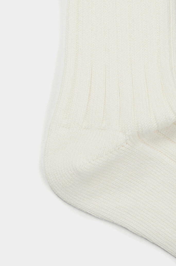 Lanvin Blanc Fur Socks