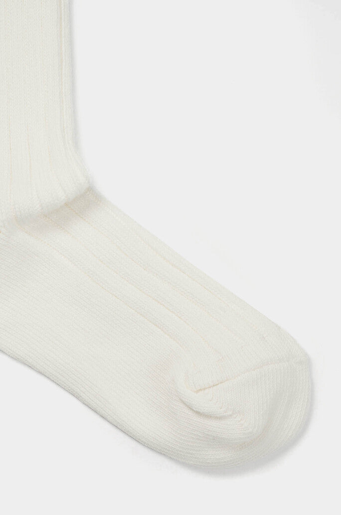 Lanvin Blanc Fur Socks