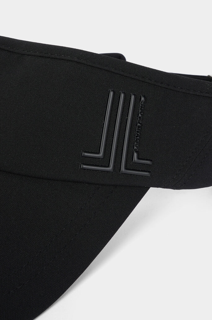 Lanvin Blanc Logo Sun Visor - Black - Erthe Golf