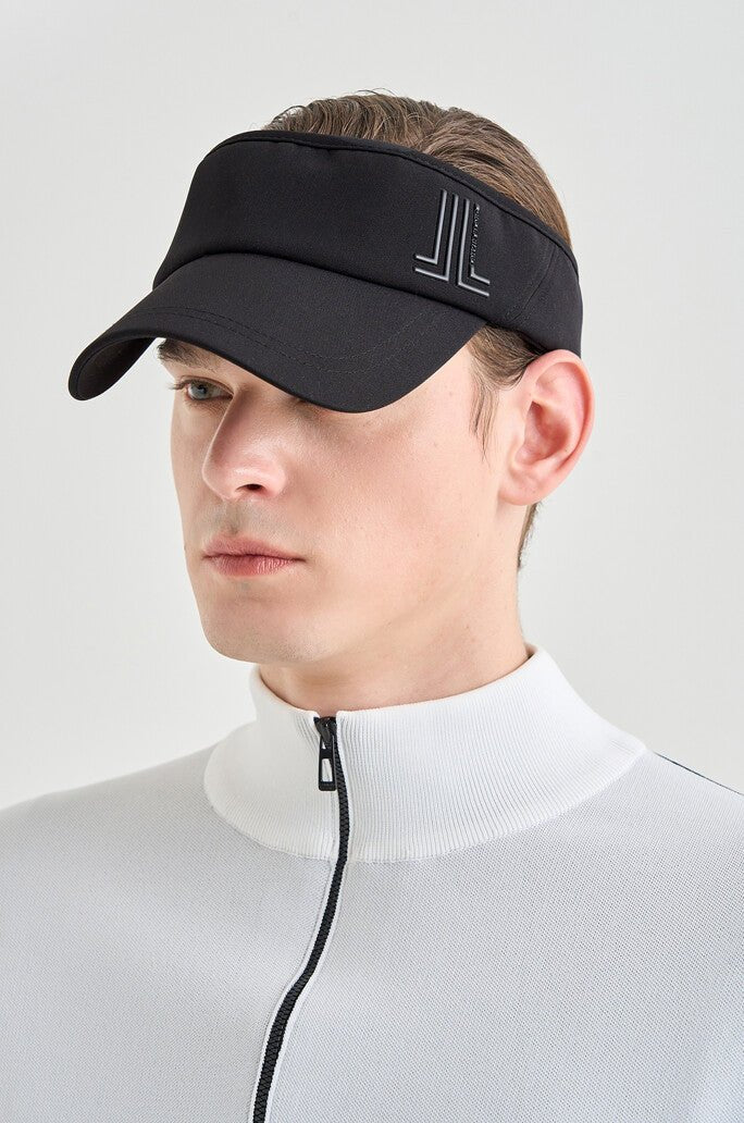 Lanvin Blanc Logo Sun Visor - Black - Erthe Golf