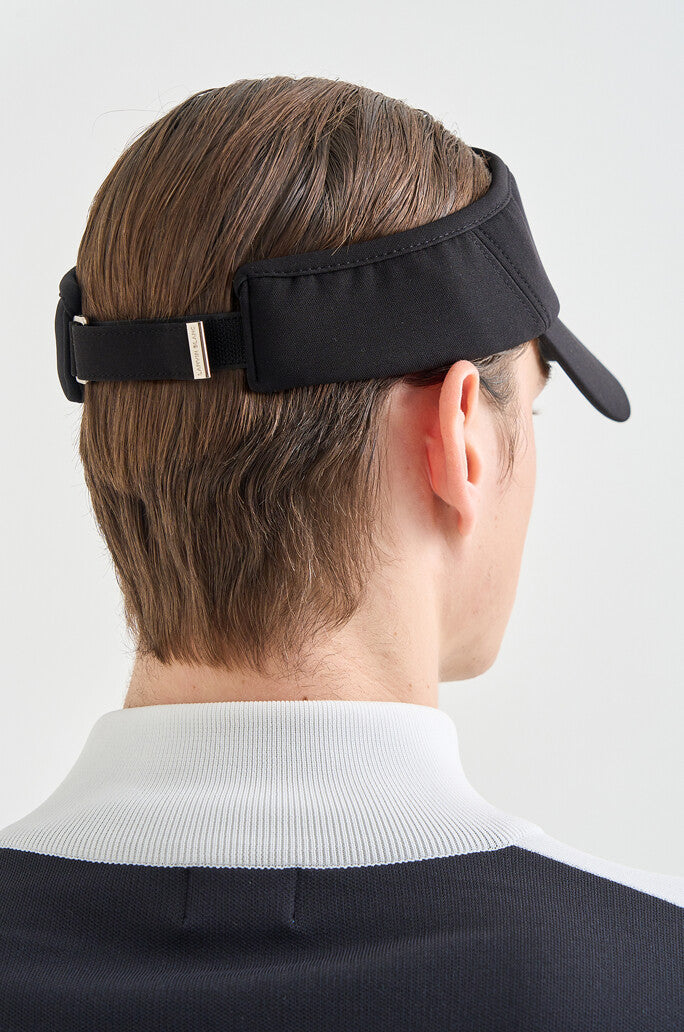 Lanvin Blanc Logo Sun Visor - Black