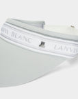 Lanvin Blanc Logo Lettering Sun Visor