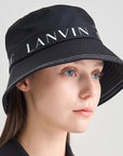 Lanvin Blanc Logo Bucket Hat