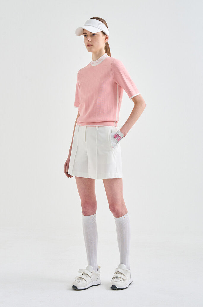 Lanvin Blanc Logo Knit Top