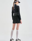 Lanvin Blanc Back Logo Skirt