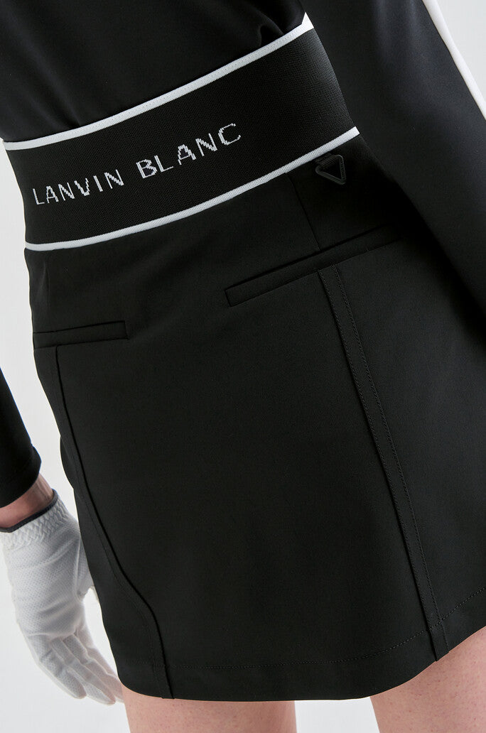 Lanvin Blanc Back Logo Skirt