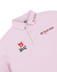 WAAC Kid's Public First Tee Short-Sleeved Polo Pink