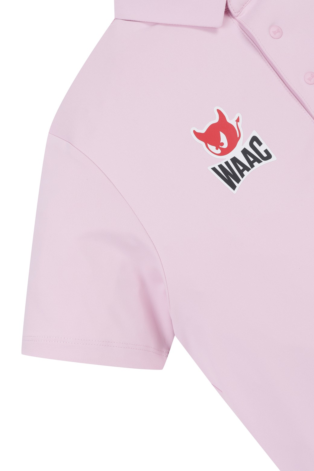 WAAC Kid&#39;s Public First Tee Short-Sleeved Polo Pink