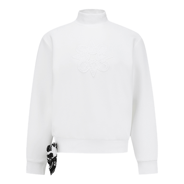 St. Andrews Women's Symbol Embroidered High Neck Sweatshirt