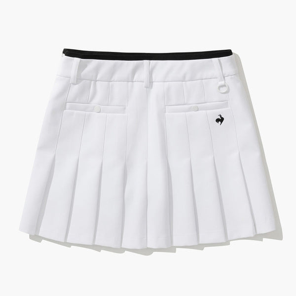 Le Coq Golf Front and Back Inverted Pleated Skirt