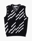 Le Coq Golf Men's Twill Pattern Pullover Vest