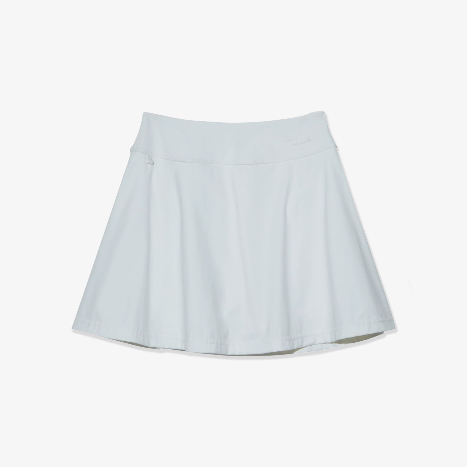 Women's High - Waist Skort - White - Erthe Golf
