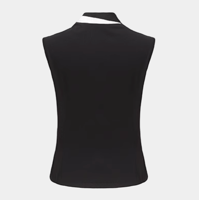 Golffee Patterned Sleeveless Top - Erthe Golf
