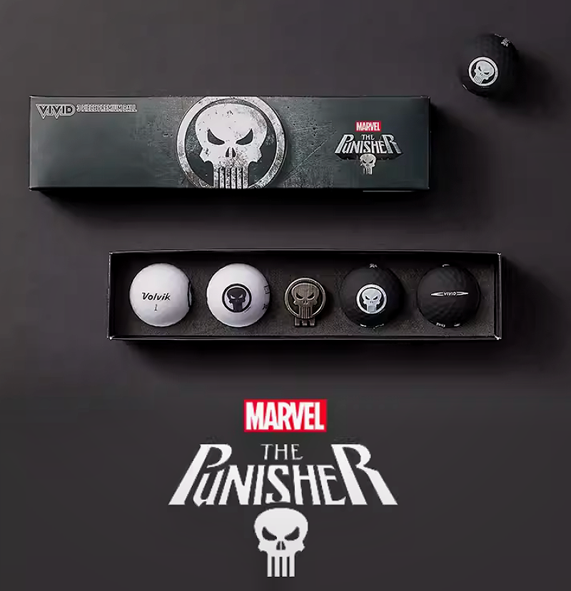 Marvel x Volvik Golf Ball Set (Punisher Set) – Erthe Golf