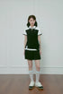 Monochrome Bowtie Golf Top - Erthe Golf