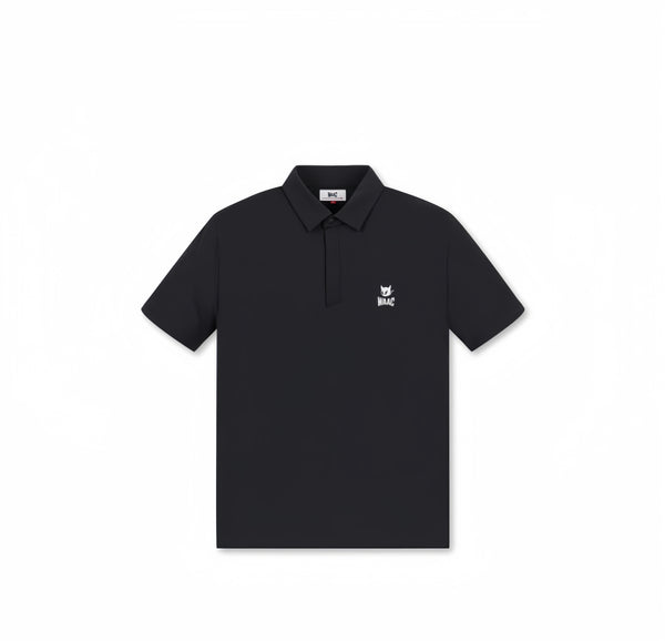Men's Wing Pattern Short Sleeve Polo T-Shirt