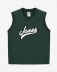 Slightly oversized women's vest from the WAAC x Jones limited edition, lightweight and stretchy, made of polyester. Adjustable fit with string and stopper on the sides.