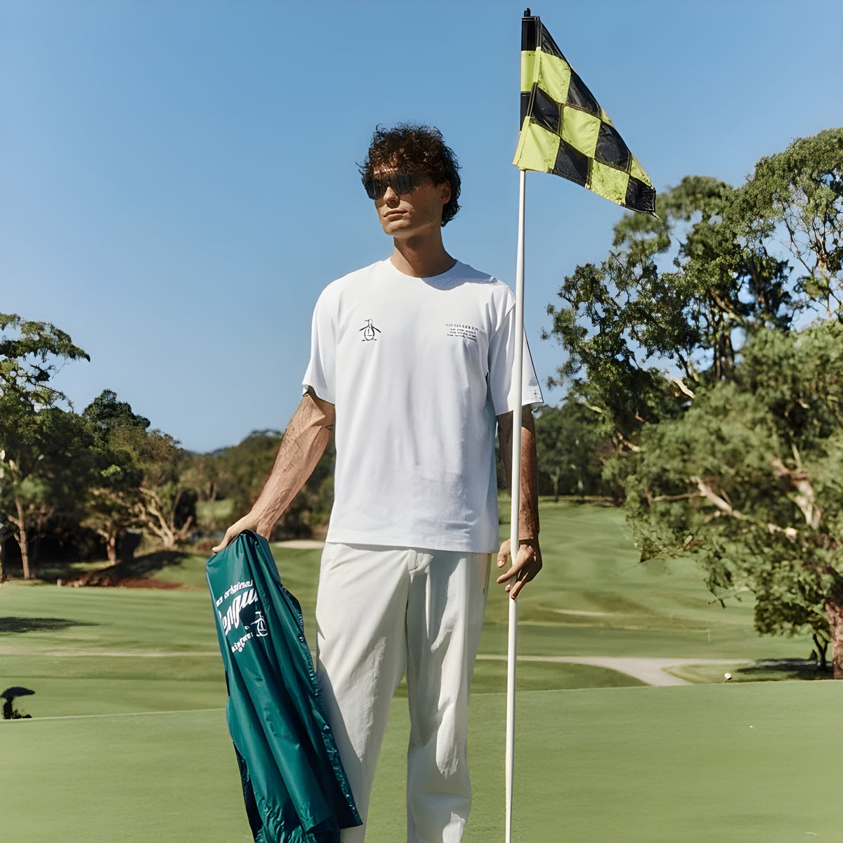 Munsingwear Men's Penguin T-Shirt - White - Erthe Golf