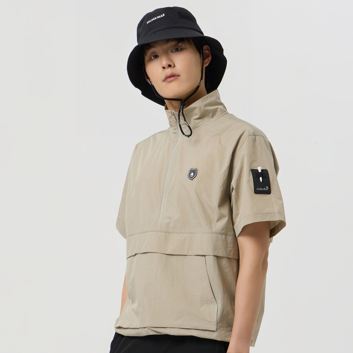 Golden Bear GDBR Zipper Windbreaker - Beige - Erthe Golf