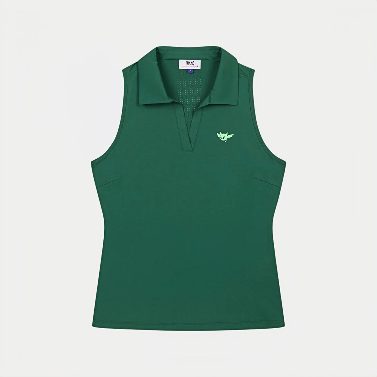 WAAC Micro Mesh Sleeveless Green - Erthe Golf