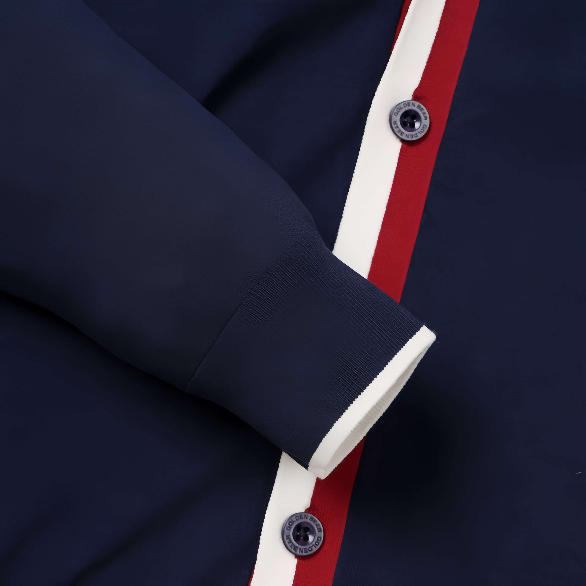 Golden Bear Unisex Color Pointed Cardigan - Navy - Erthe Golf