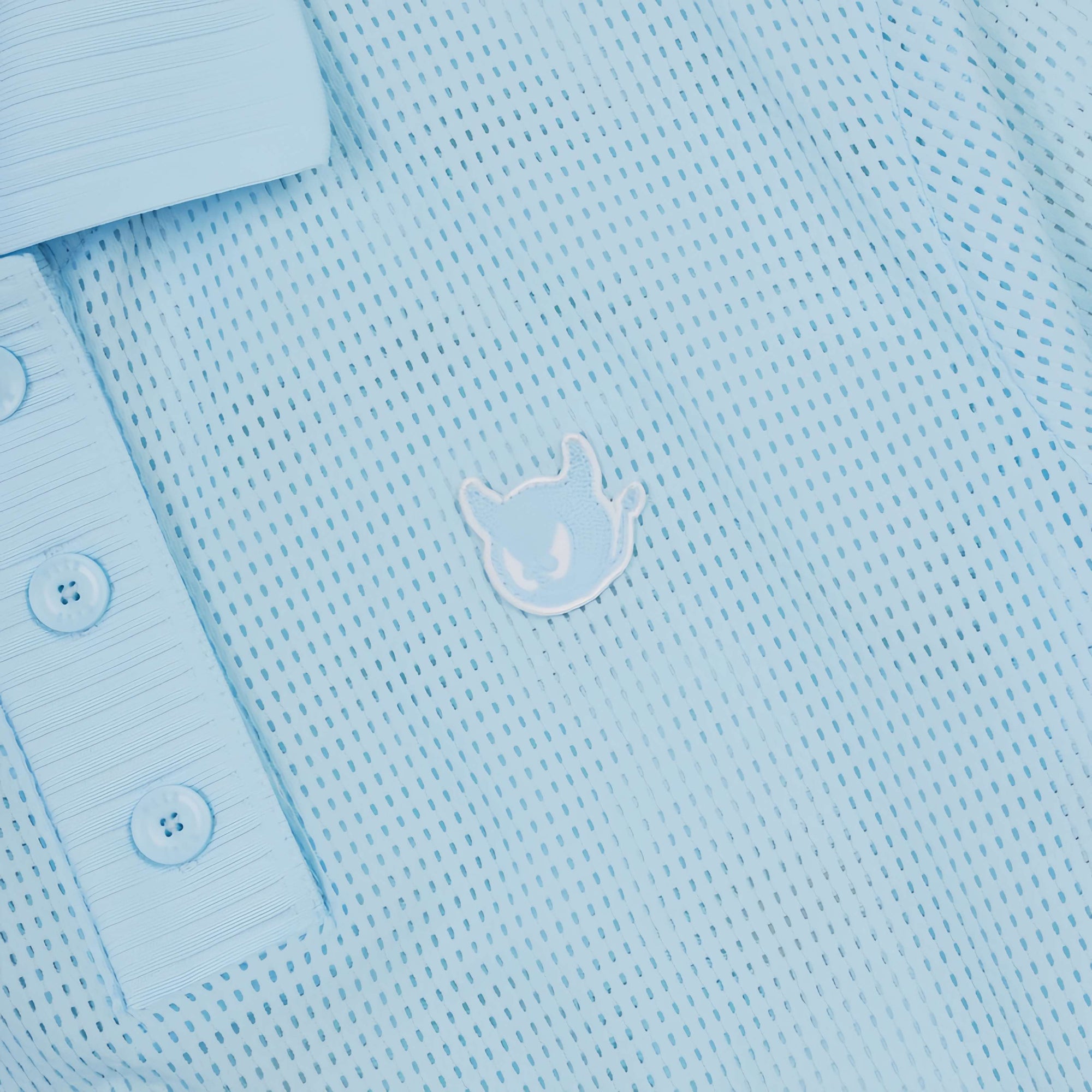 WAAC Women&#39;s Mesh Polo - Blue - Erthe Golf