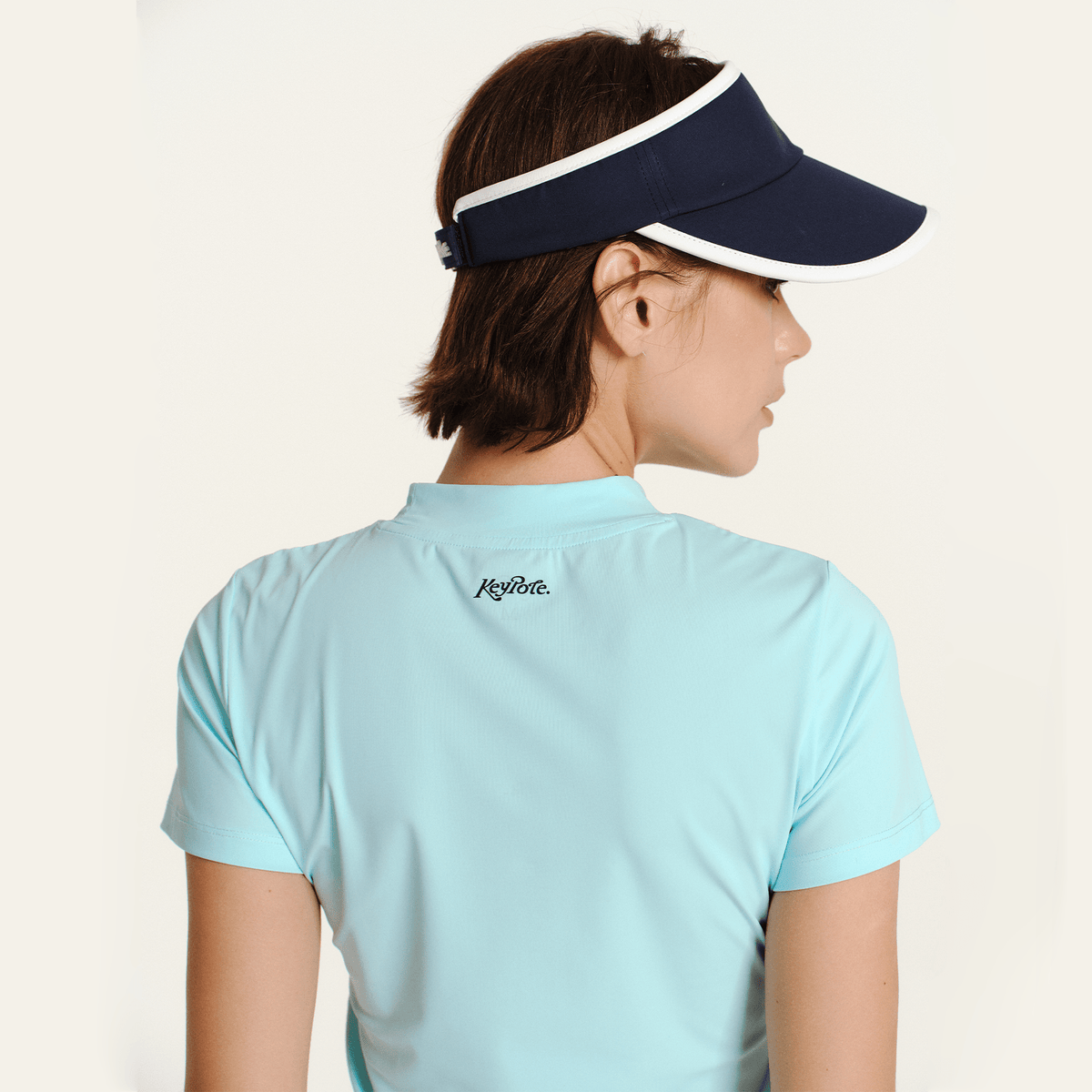 Women's Lightweight T-Shirt - Aqua Blue - Erthe Golf