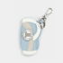 Leather Ball Marker Keyring - Light Blue - Erthe Golf