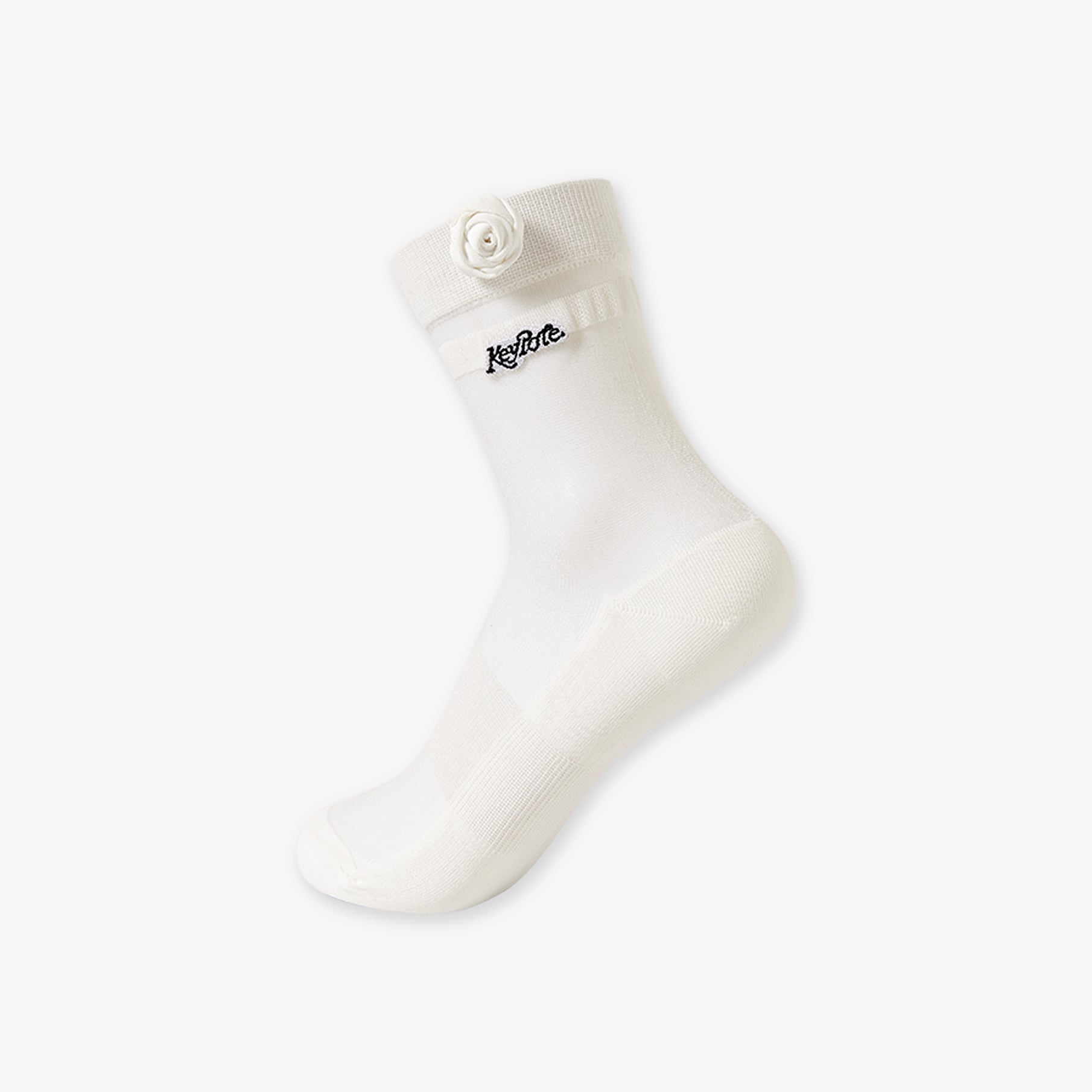 Keypote White Rose Socks - Erthe Golf