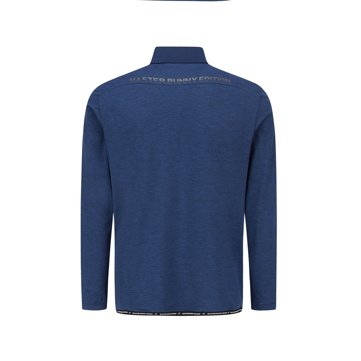 Master Bunny Edition Men's Collar Top - Blue - Erthe Golf