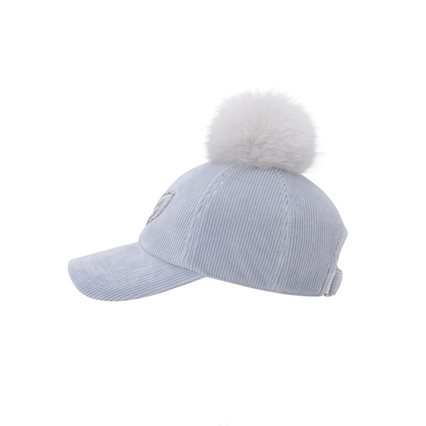 Master Bunny Edition Women's Fur Cap - Blue - Erthe Golf