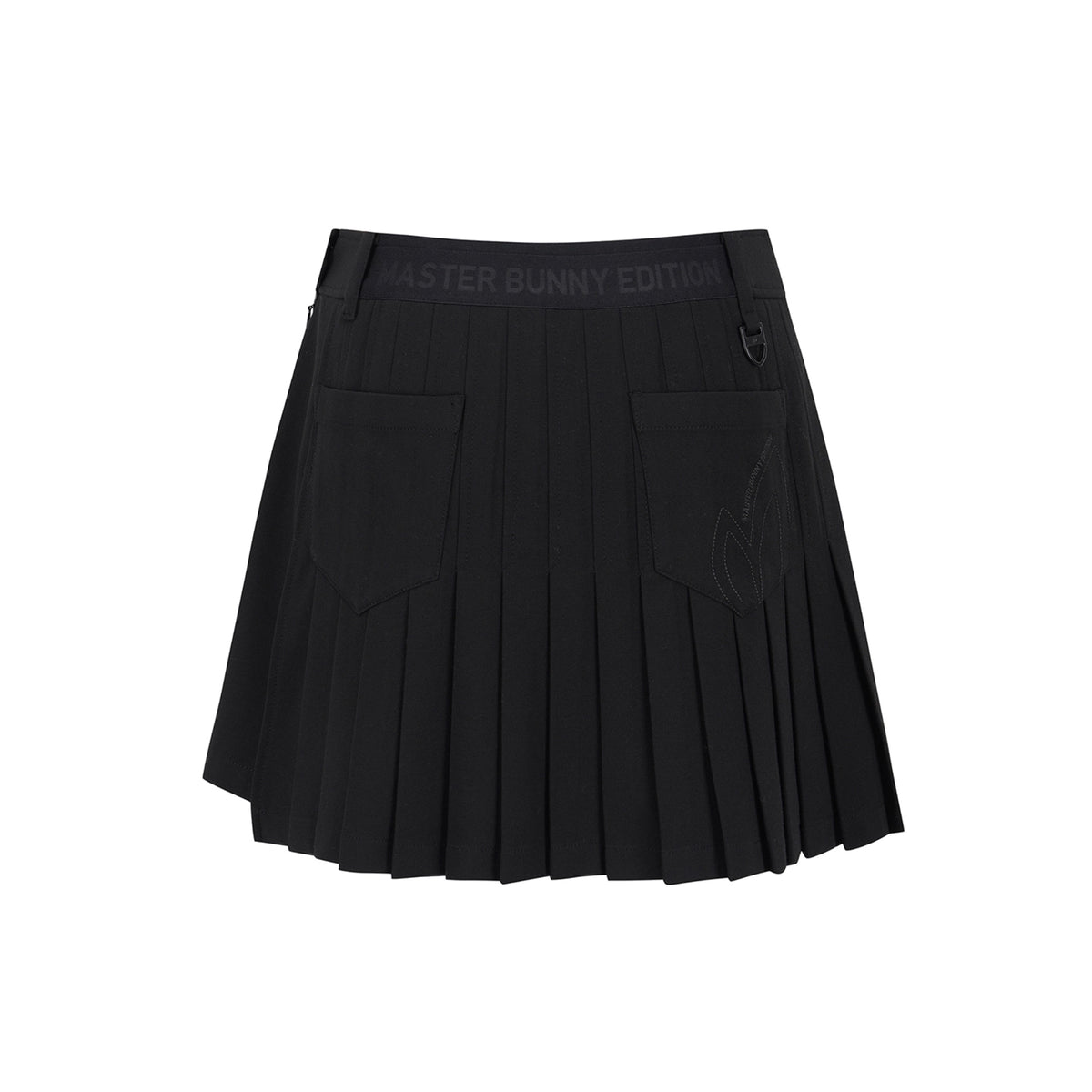 Master Bunny Edition Women's Pleated Skirt - Black - Erthe Golf