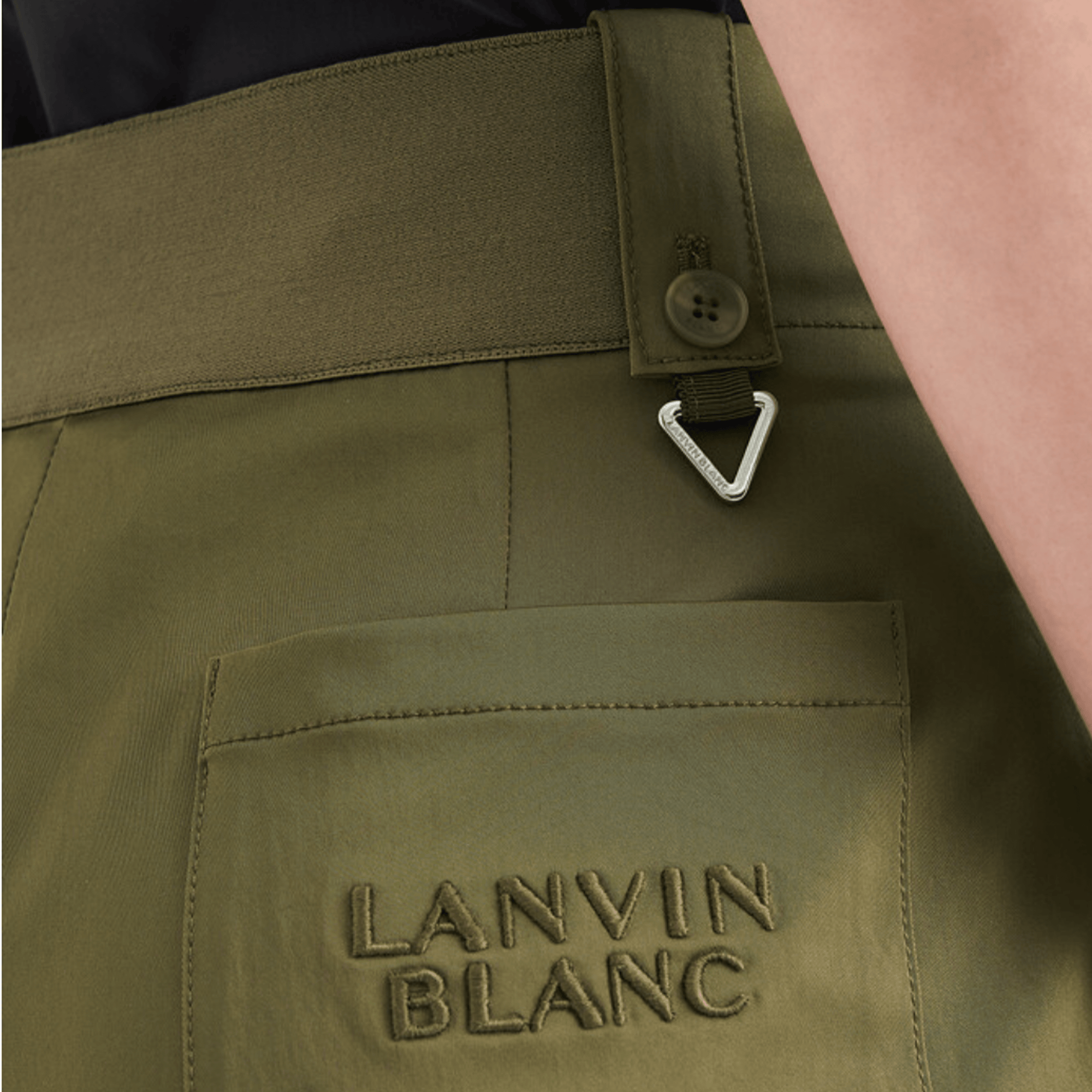 Women's Back - Banding Shorts - Khaki - Erthe Golf